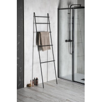 Sapho DEBUT sušiak uterákov na opretie 500x1860x32mm, čierna mat SE121