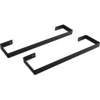 Sapho ENIS držiaky uterákov 620x40 mm, 2ks, čierna mat IRPA32B