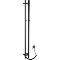 Sapho PAPINADO elektrický sušiak uterákov 109x1200mm, 40W, čierna mat ER340