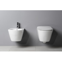 Sapho AVVA bidet závesný 35, 5x53 cm, biela 100324
