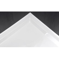 Polysan Krycia lišta pre vane a vaničky, 1200x1000mm, 2x roh, 2x zakončenie, biela 91021