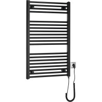 Aqualine DIRECT-E elektrické vykurovacie teleso rovné 600x960 mm, 400 W, čierna ILE96TB