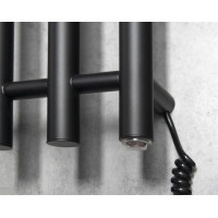 Sapho PAPINADO elektrický sušiak uterákov 263x1200mm, 85W, čierna mat ER350