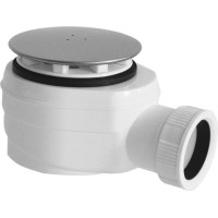 Polysan Vaničkový sifón, priemer otvoru 60mm, DN40, krytka chróm 1724C