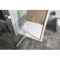 Aqualine AMICO sprchové dvere výklopné 1040-1220x1850mm, číre sklo G100