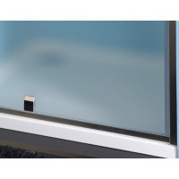 Polysan EASY LINE sprchové dvere otočné 880-1020mm, sklo BRICK EL1738
