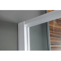 Aqualine AMICO sprchové dvere výklopné 740-820x1850mm, číre sklo G70