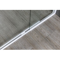 Aqualine AMICO sprchové dvere výklopné 820-1000x1850mm, číre sklo G80
