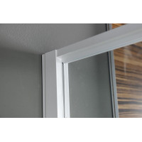 Aqualine AMICO sprchové dvere výklopné 820-1000x1850mm, číre sklo G80