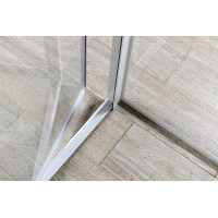 Aqualine AMICO sprchové dvere výklopné 1040-1220x1850mm, číre sklo G100