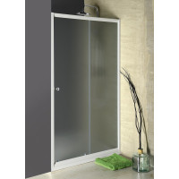 Aqualine AMADEO posuvné sprchové dvere 1000 mm, sklo Brick BTS100