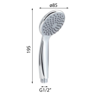 Gedy EASY ručná sprcha, priemer 85mm, ABS/chróm GYHS10005