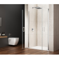 Gelco LORO sprchové dvere dvojkrídlové 1200mm, číre sklo GN4312