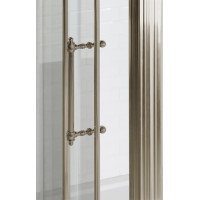 Gelco ANTIQUE sprchové dvere posuvné, 1100mm, ČÍRE sklo, bronz GQ4211C