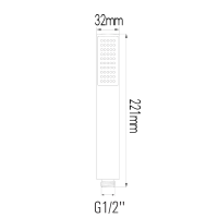 Sapho Ručná sprcha, 221mm, ABS/chróm SK190