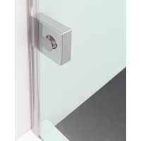 Polysan FORTIS EDGE sprchové dvere do niky 800mm, číre sklo, ľavé FL1680L