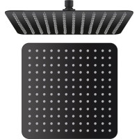 Sapho SLIM hlavová sprcha, 300x300mm, čierna mat SL101