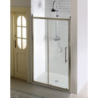 Gelco ANTIQUE sprchové dvere posuvné, 1200mm, ČÍRE sklo, bronz GQ4212C