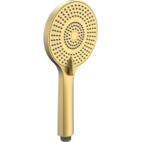 Sapho Ručná masážna sprcha, 3 režimy sprchovania, priemer 120 mm, ABS/zlato mat SK879GB
