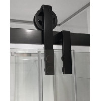 Gelco VOLCANO BLACK sprchové dvere 1300 mm, číre sklo GV1413
