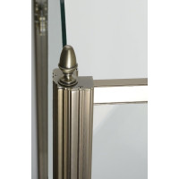 Gelco ANTIQUE sprchové dvere posuvné, 1100mm, ČÍRE sklo, bronz GQ4211C
