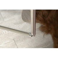 Gelco ANTIQUE sprchové dvere otočné, 900mm, pravé, ČÍRE sklo, bronz GQ1390RC