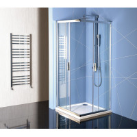 Polysan EASY LINE štvorcová sprchová zástena 800x800mm, číre sklo EL5215