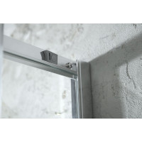 Aqualine AGGA štvorcová sprchová zástena 800x800mm, číre sklo HLF808Y