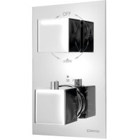 Sapho LATUS podomietková sprchová termostatická batéria, box, 3 výstupy, chróm 1102-63