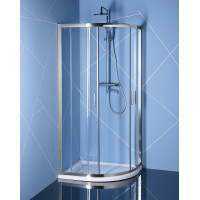 Polysan EASY LINE štvrťkruhová sprchová zástena 1100x800mm, L/R, číre sklo EL2415