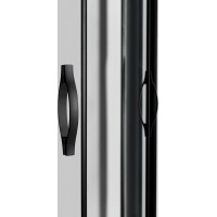 Gelco SIGMA SIMPLY BLACK štvrťkruhová sprchová zástena 1200x900 mm, R550, L/R, číre sklo GS1290B