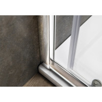 Aqualine AGGA štvorcová sprchová zástena 800x800mm, číre sklo HLF808Y