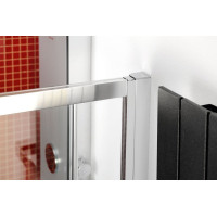 Polysan LUCIS LINE štvrťkruhová sprchová zástena 1200x900mm, L/R DL5015