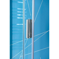 Polysan EASY LINE štvorcová sprchová zástena 800x800mm, číre sklo EL5215