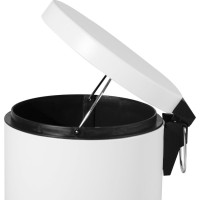 Aqualine SIMPLE LINE odpadkový kôš okrúhly 3l, biela 28103
