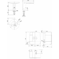 NOFER CONCEPT stojanková senzorová batéria s dávkovačom mydla a sušičom rúk výška 188mm, chróm 01901.B