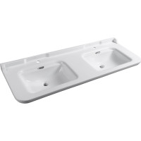 Kerasan WALDORF keramické dvojumývadlo 150x55cm, biela 4143K1