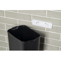MARPLAST COLORED odpadkový kôš nástenný 23l, ABS, čierna mat A74201NE