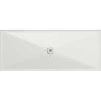 GSI Keramická sprchová vanička, obdĺžnik 200x80x2cm, biela mat 46200809