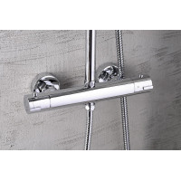 Aqualine LIGA sprchový stĺp s termostatickou batériou, chróm SL533