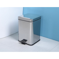 Aqualine SIMPLE LINE odpadkový kôš hranatý 3l, nerez lesk GAQ003