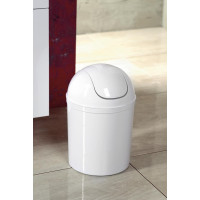 Aqualine Odpadkový kôš výklopný, 5l, plast, biela 20309