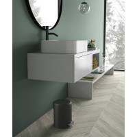 Gedy POTTY odpadkový kôš 3l, Soft Close, čierna mat 320914