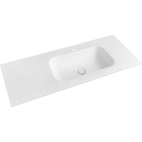 Sapho TREOS umývadlo 96, 6x51, 3 cm, rockstone, pravé, biela mat TS097-0101-R