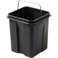 Aqualine SIMPLE LINE odpadkový kôš hranatý 3l, nerez lesk GAQ003