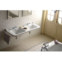 Kerasan WALDORF keramické dvojumývadlo 150x55cm, biela 4143K1