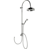 Sapho VANITY sprchový stĺp na napojenie na batériu, hlavová, ručná sprcha, chróm SET061