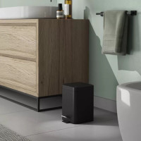 Gedy ARGENTA odpadkový kôš 5l, Soft Close, čierna mat 230914