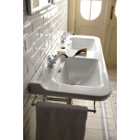 Kerasan WALDORF keramické dvojumývadlo 150x55cm, biela 4143K1