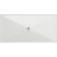 GSI Keramická sprchová vanička, obdĺžnik 200x100x2cm, biela mat 46201009